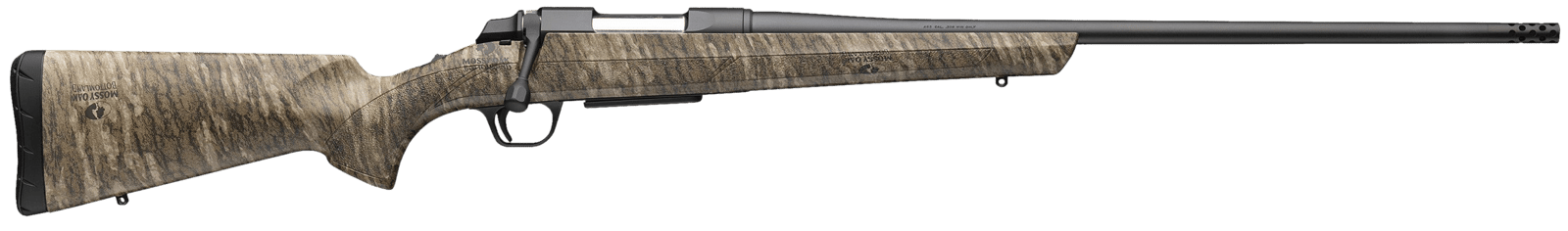 Browning 035841211 AB3  243 Win 4+1 22" Matte Blued Threaded Sporter Barrel, Matte Blued Drilled & Tapped Steel Receiver, Fixed w/Textured Grip Panels Mossy Oak Bottomland Composite Stock