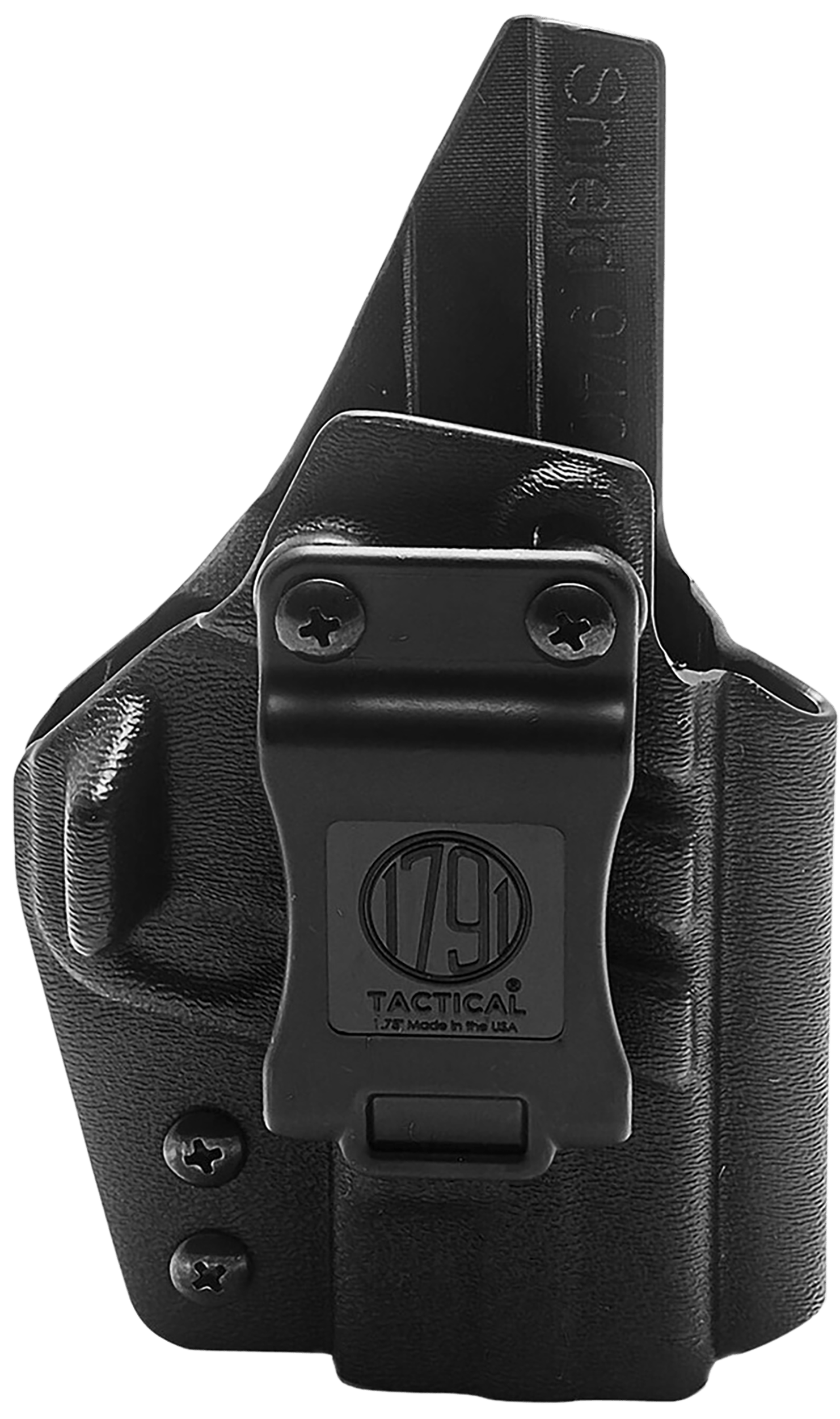 1791 Gunleather TACIWBG2CG3BLKR Tactical Kydex  IWB Black Kydex Belt Clip Fits Taurus G2C/G3 Right Hand