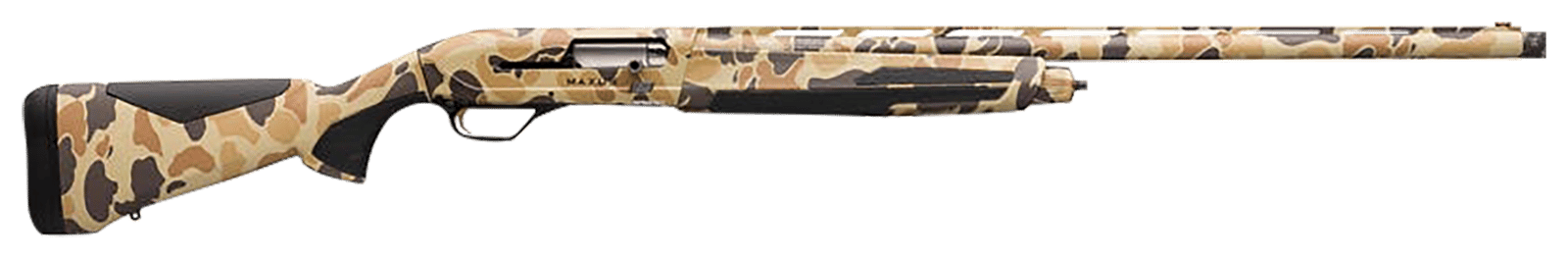 Browning 011740205 Maxus II  12 Gauge 3.5" 4+1 (2.75") 26" Barrel, Full Coverage Vintage Tan Camo, Synthetic Stock W/SoftFlex Cheek Pad & Overmolded Grip Panels