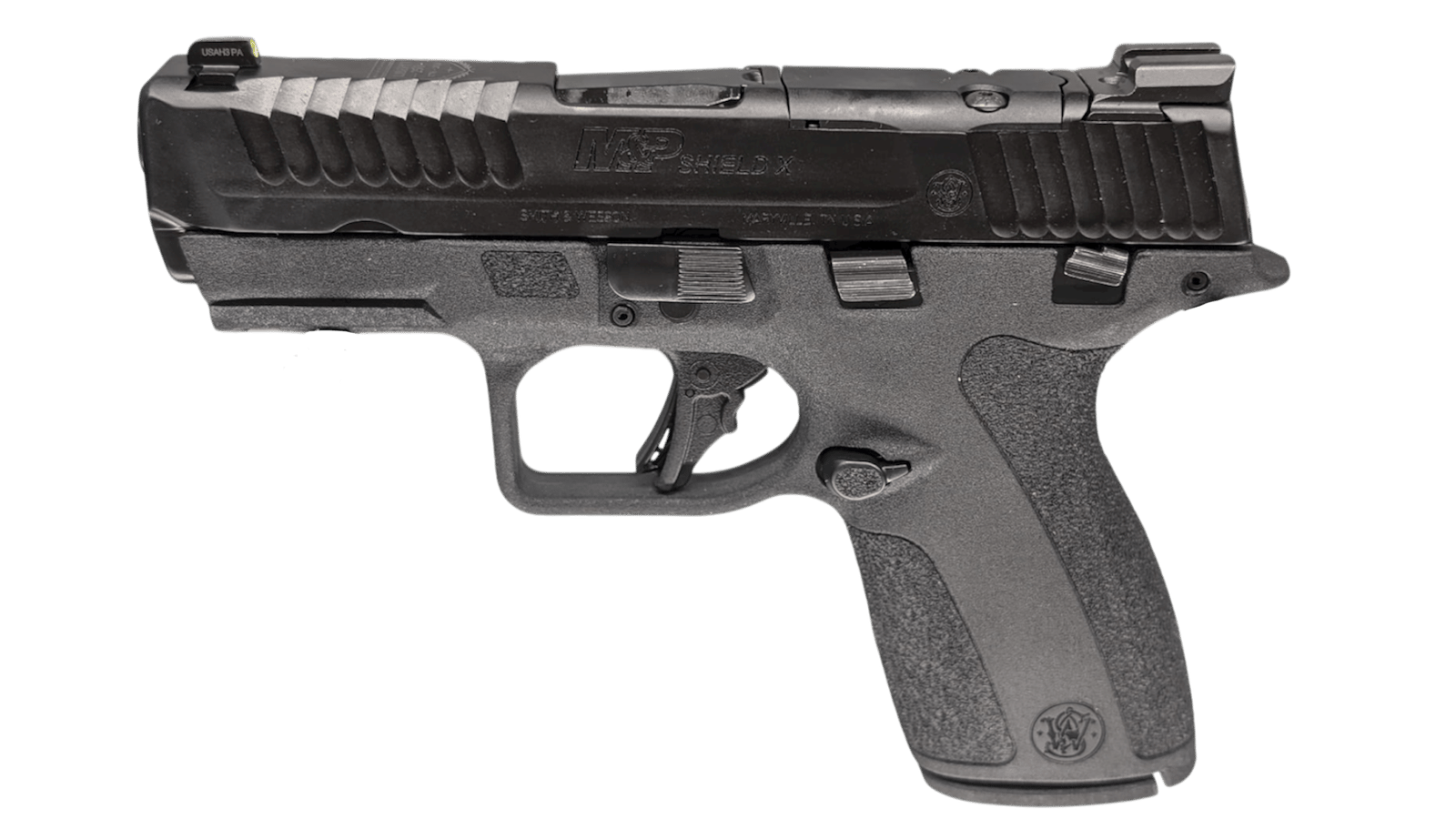 SMITH & WESSON M&P 9 SHIELD X MS LIBERTY 250TH PISTOL 3.6" FRONT NIGHT SIGHT 1-13RD, 1-15RD MAG