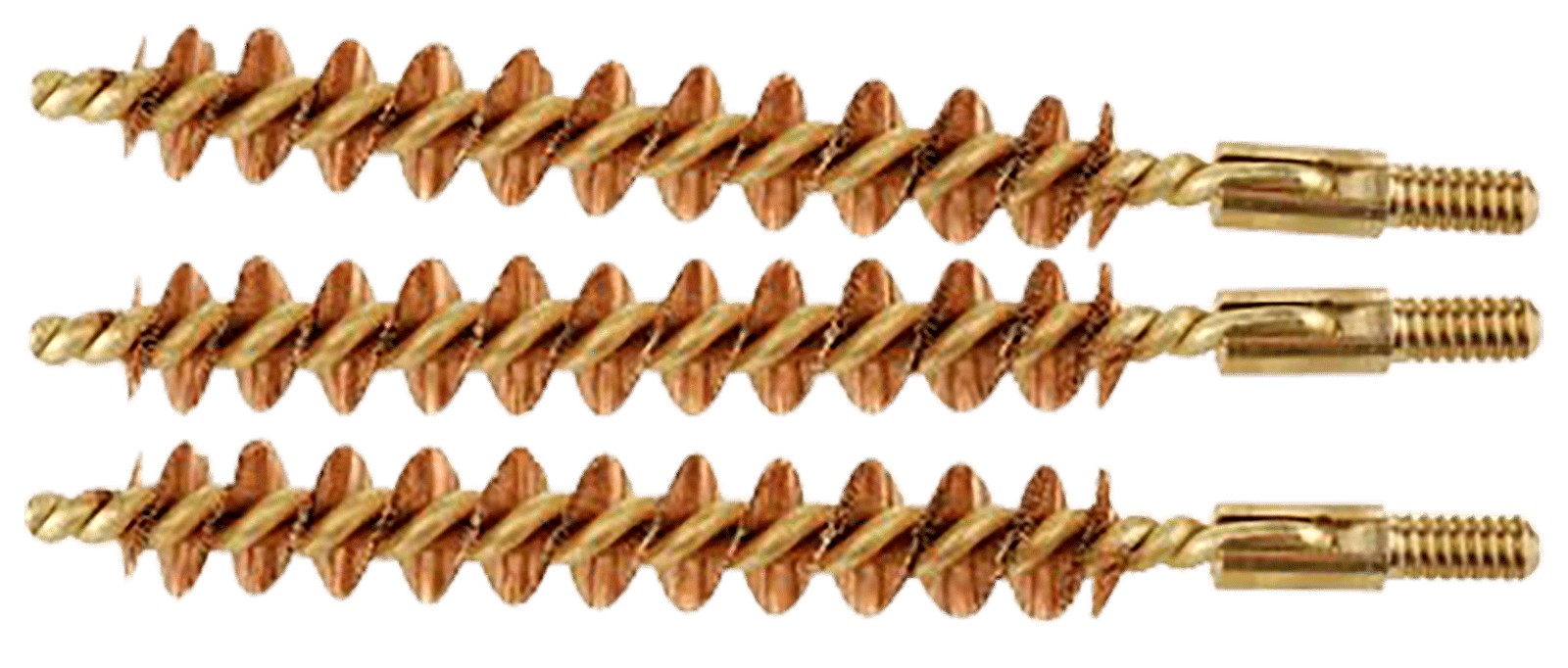 Tipton 868556 Bore Brush Set  30/32 Cal Rifle Firearm Brass Bronze Bristles 3 Per Pkg