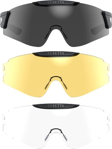 BERETTA INTERMASK EYEGLASSES INTERCHANGE FUME/NEUTRAL/YLLW