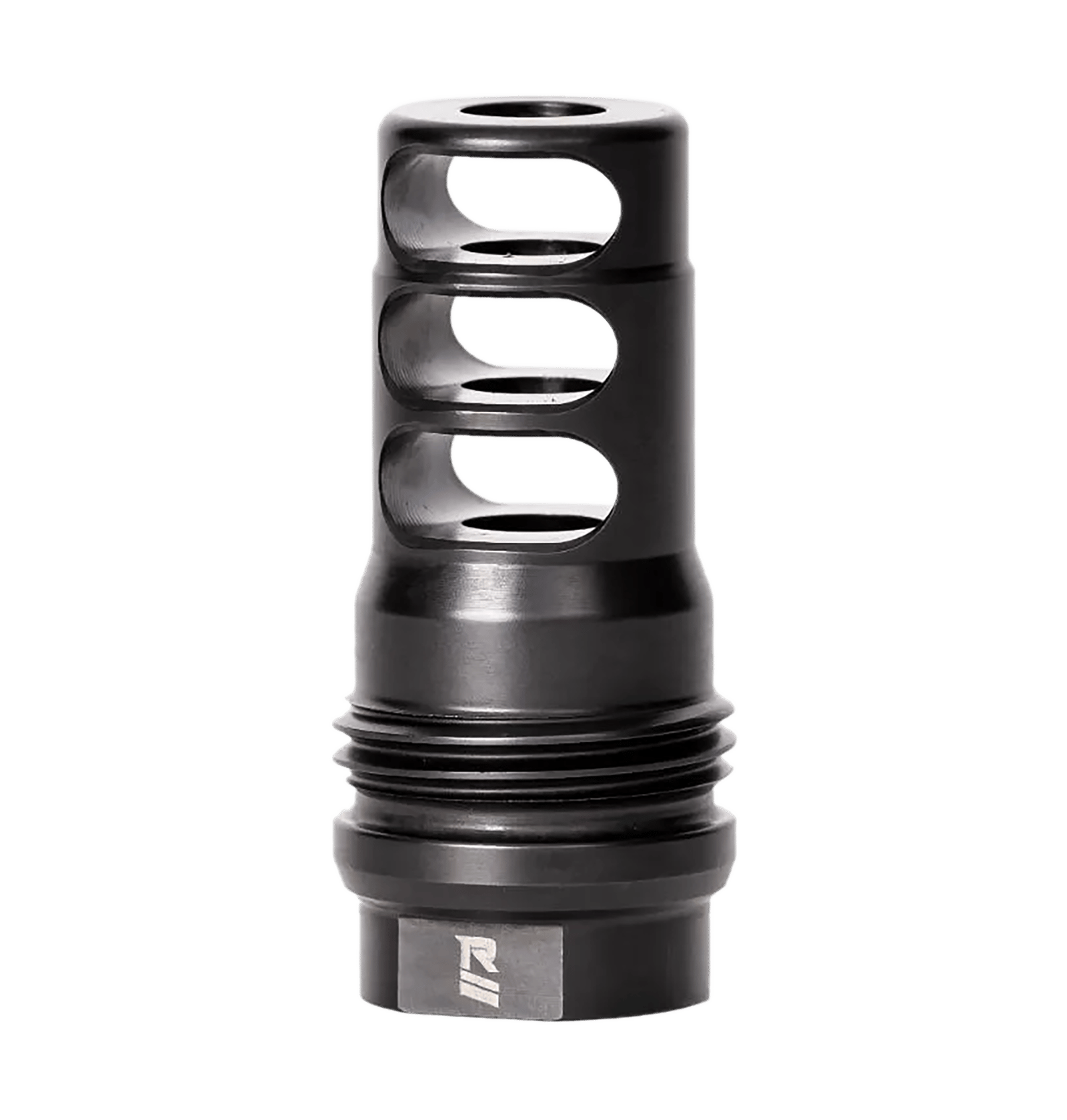 Rugged Suppressor MB011 3 Port Brake  Black with 1/2"-28 tpi Threads & 2.16" OAL for 5.56x45mm NATO Radiant762, Surge762, Razor762 & Micro30 Suppressors