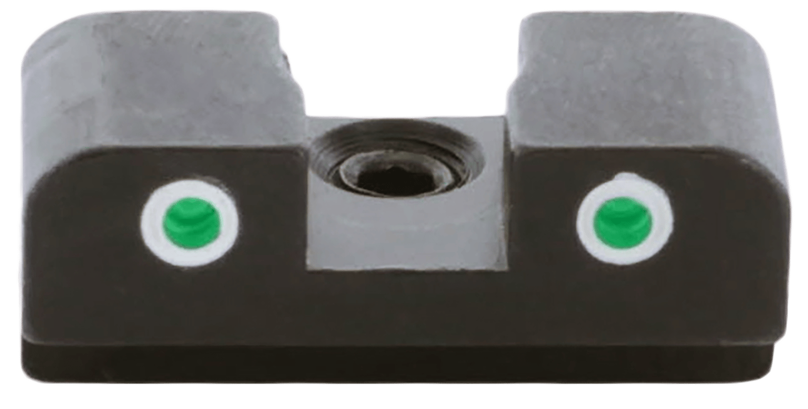 AmeriGlo XD191R Tritium Rear Sight for Springfield XD/Hellcat  Green Tritium White Outline Rear