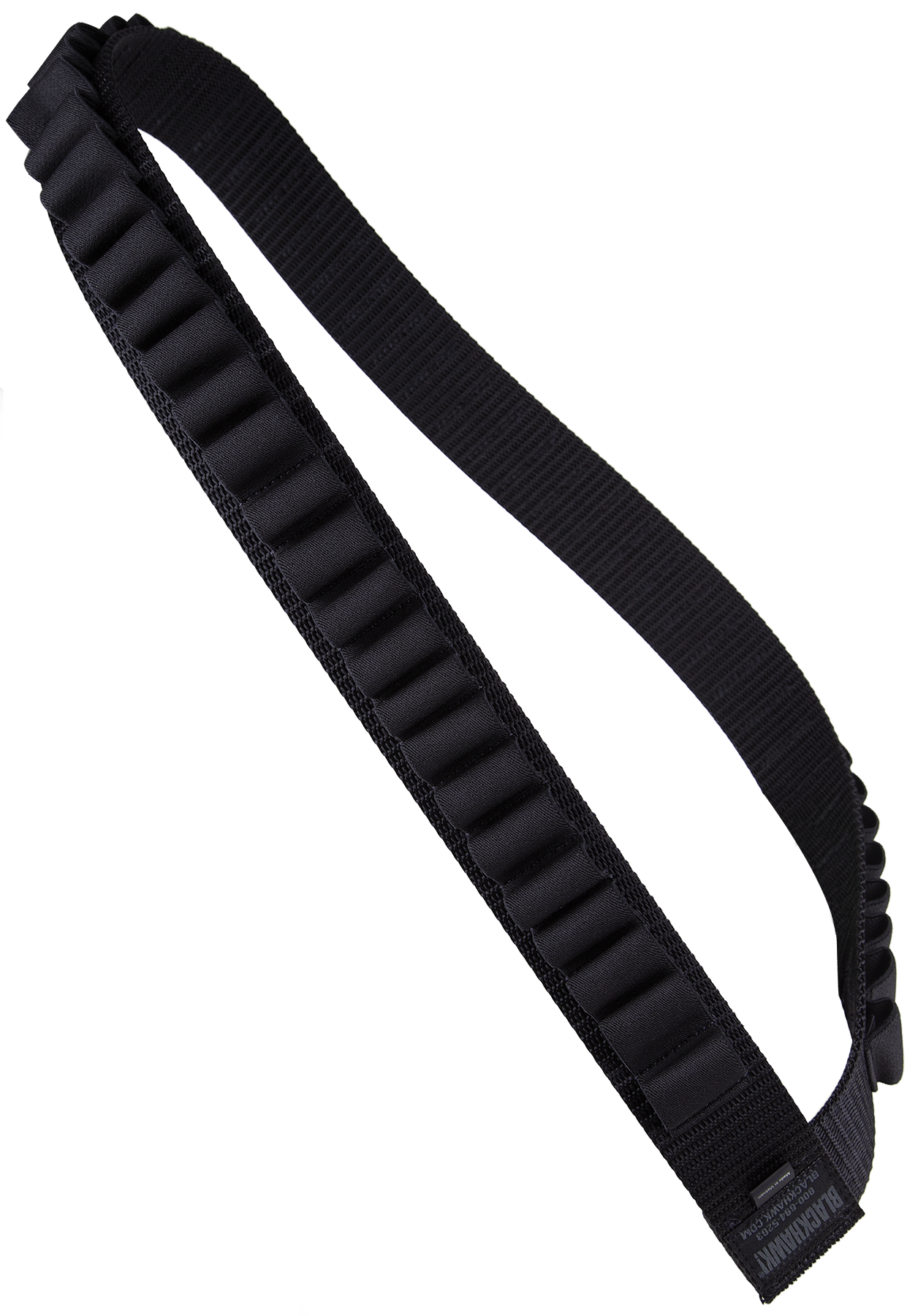 Blackhawk 43SB55BK Shotgun Bandoleer  Black Nylon 55rd Over The Shoulder Mount