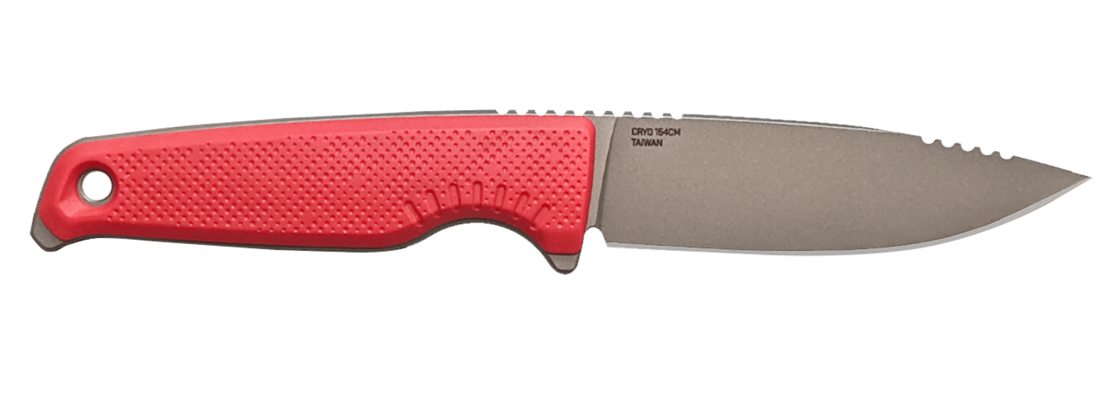 S.O.G SOG17790257 Altair FX  3.40" Fixed Clip Point Plain Satin TiCN Cryo CPM 154 SS Blade, Canyon Red GRN Handle, Includes Sheath