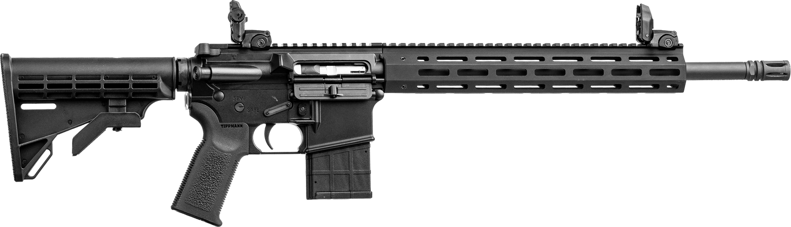 Tippmann Arms A101332 M4 Magnum Elite MSR 22 WMR 10+1 16" Black Parkerized Threaded Barrel, Matte Black Receiver w/Picatinny Rail Aluminum Receiver, M-LOK Handguard, Black Adj CAR15 Polymer Stock, Bla