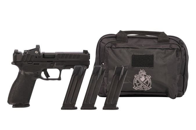 dSPRINGFIELD ARMORY ECHELON GEAR UP PKG 9MM BLK 4.5" 5-15RD + RANGE BAG CT-1500