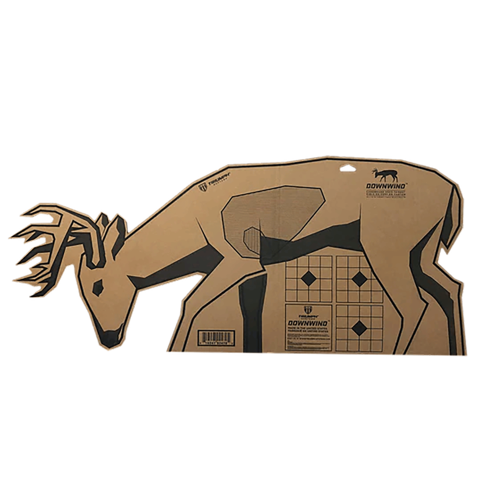 Triumph Systems 020020000  Downwind Deer Standing Cardboard 40"W x 17.50"H