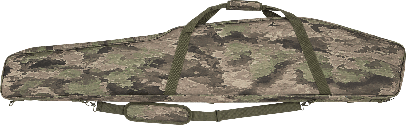 Tac Six 10938 Velocity Tactical Case 55" ATAC-IX Camo w/ Olive Trim Endura w/ Dual-Density Padding Pockets & Mag Pockets
