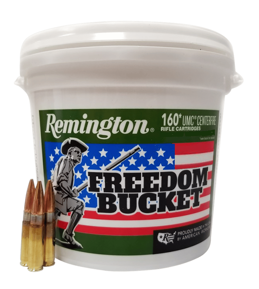 Remington Ammunition 20111 UMC Freedom Bucket 300Blackout 220gr Open Tip Flat Base 160 Per Box/4 Case