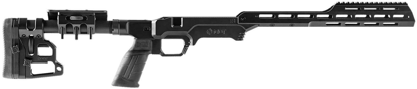 Mdt Sporting Goods Inc 114647BLK The Tactical LSS Gen3 Black Fits Remington 700 Long Action