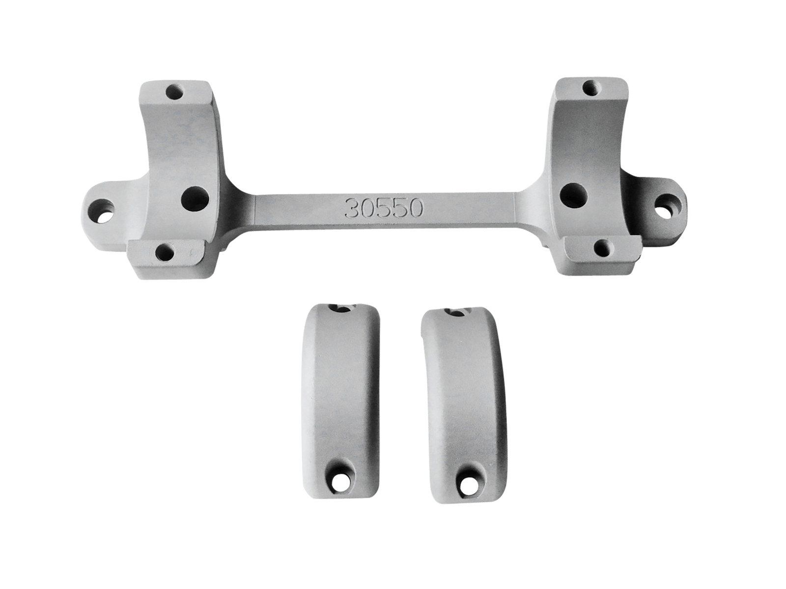 DNZ 30550S Game Reaper-Tikka Scope Mount/Ring Combo Silver 30mm