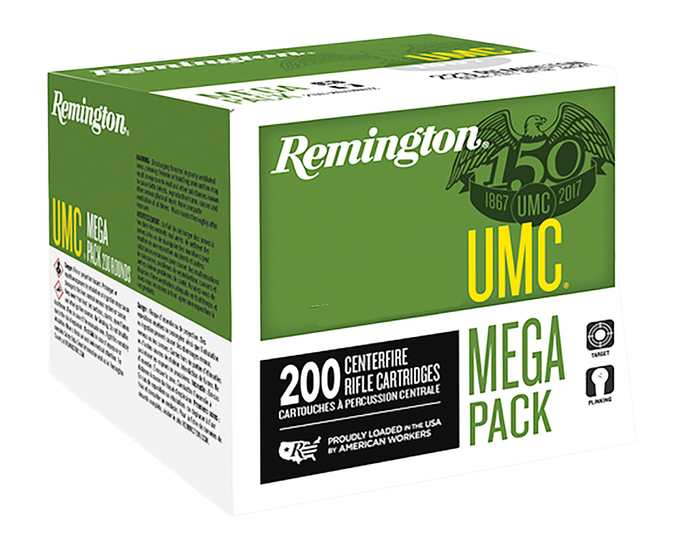 Remington Ammunition 20109 UMC Mega Pack 300Blackout 220gr Open Tip Flat Base 200 Per Box/1 Case *Loose