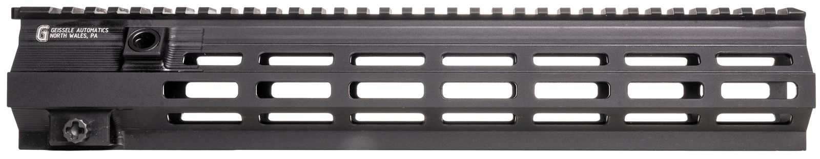 Geissele Automatics 05848B Super Modular Rail HK416 Black Aluminum 14.50" Long