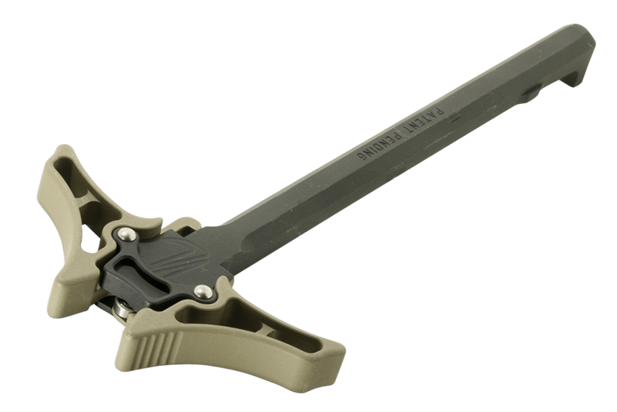 TIMBER CREEK OUTDOOR INC EAMBICHFDE Enforcer Ambidextrous Charging Handle AR-Platform Flat Dark Earth Cerakote Aluminum