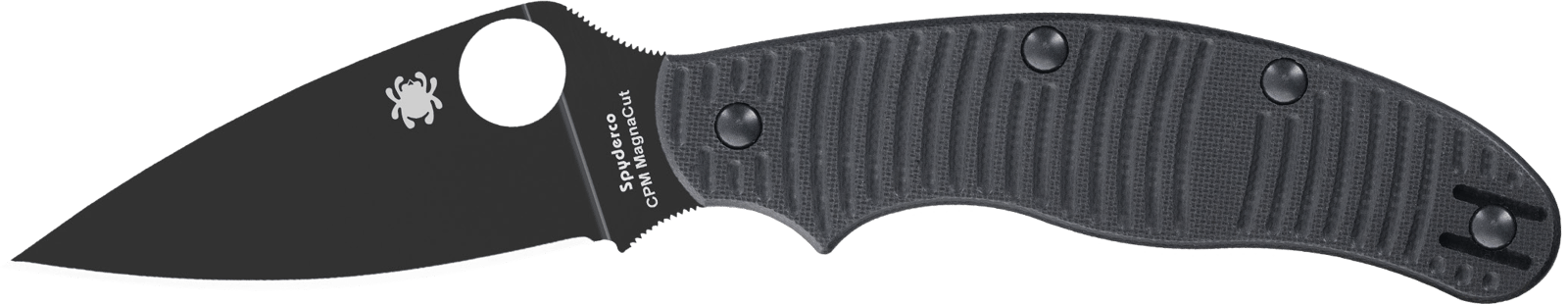 SPY C94GMCBKP      UK PENKNIFE SALT BLACK