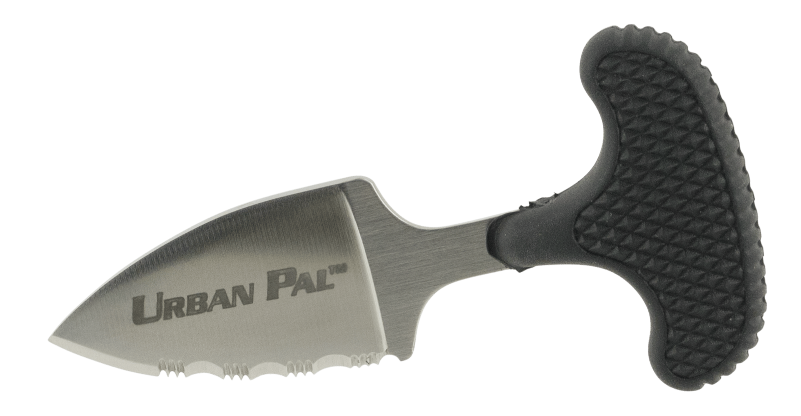 Cold Steel 43LS Urban Pal 1.50" Fixed Serrated Spear Point Japanese AUS-8A SS Blade/Black Synthetic Rubber Handle