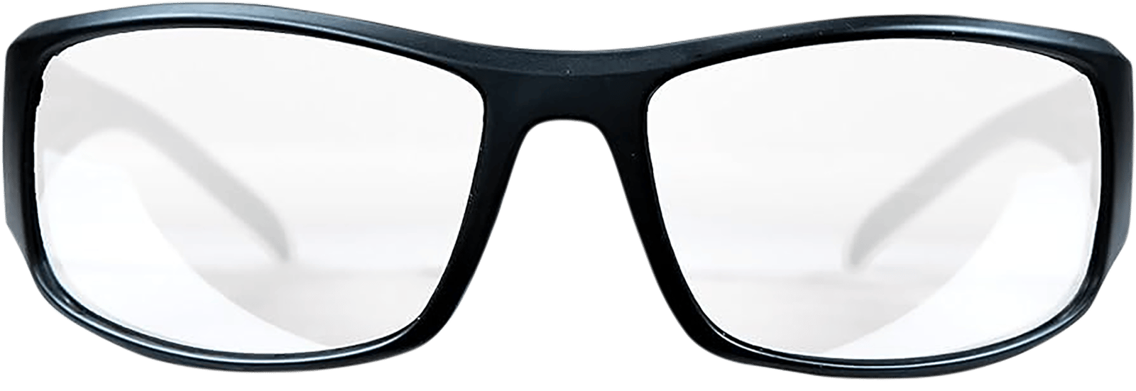 M&P Accessories 110168 Thunderbolt Shooting Glasses Full Size Clear Mirror Lens Black Frame