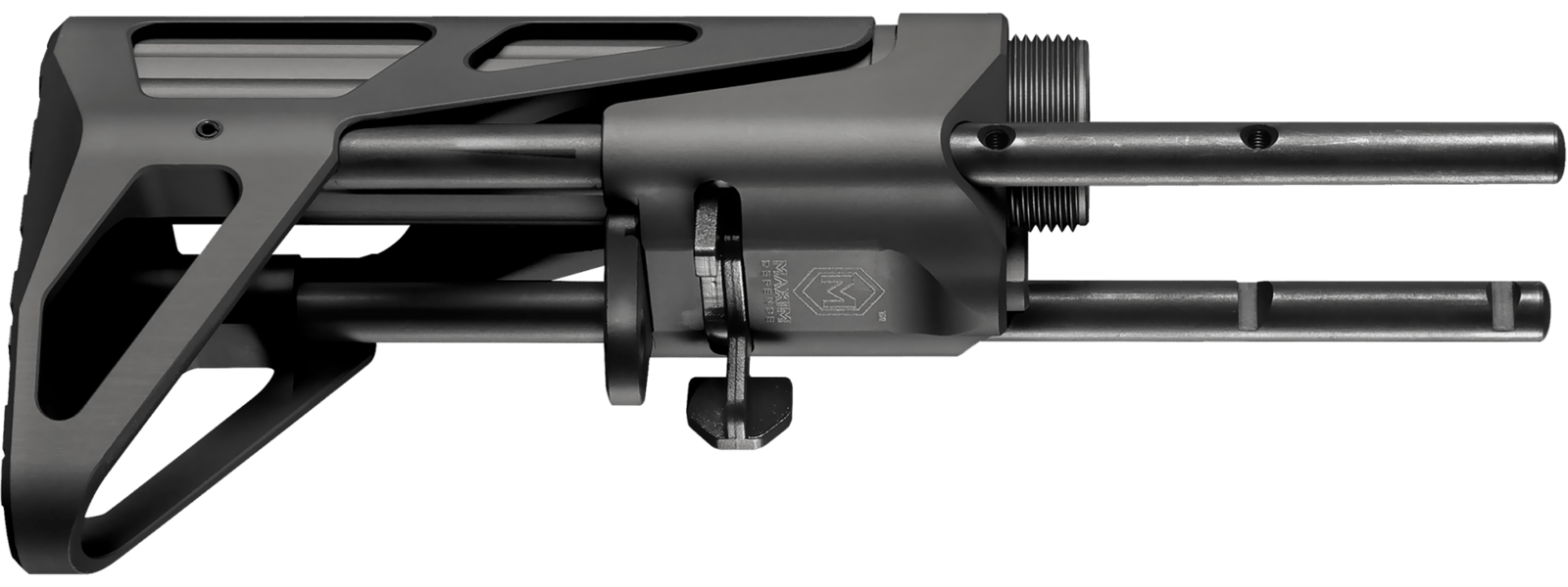 Maxim Defense MXM47617 CQB Gen 7 with Standard Buffer & Tube, 4 Adj. Positions, Black Anodized Aluminum Fits, Fits Mil-Spec AR-15