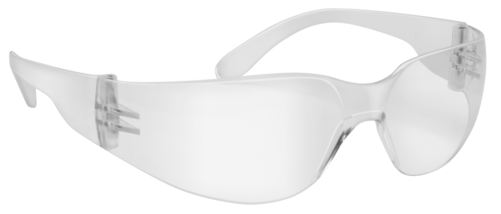 Walker's GWPWRSGLCL Sport Glasses Clearview Adult Clear Lens Polycarbonate Clear Frame