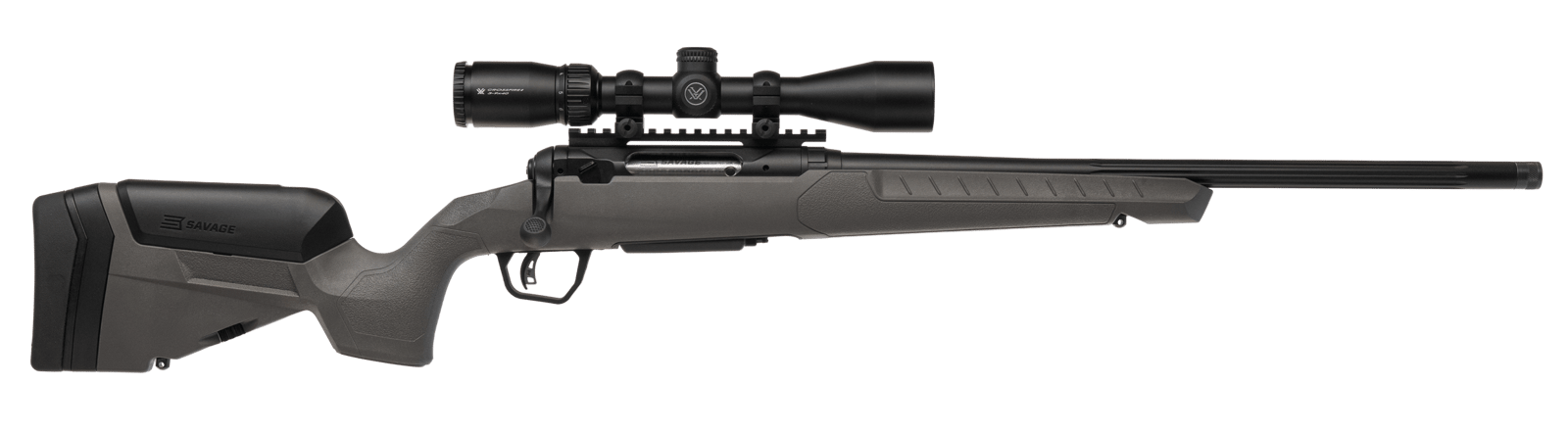 Savage Arms 32458 110 Trailblazer XP 7mm-08 Rem 4+1 20" Fluted Barrel, Flat Dark Gray Adj LOP Synthetic Stock, Right Hand