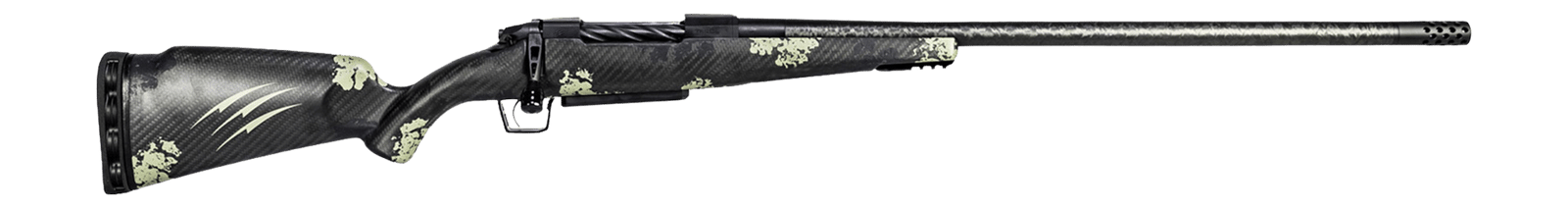 Fierce Firearms ROGSCX22CM18BF Carbon Rogue XP 22 Creedmoor 3+1 18" Carbon Fiber Match Grade Threaded Barrel, Black Cerakote Steel Drilled & Tapped Receiver, BiPod Rail Forend, Forest Camo Fixed Carbo