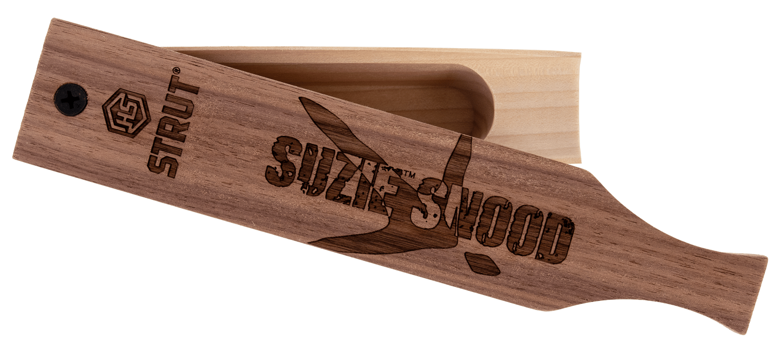 Hunters Specialties HSSTR100169 Suzie Snood Box Call Turkey Sounds Brown Hardwood