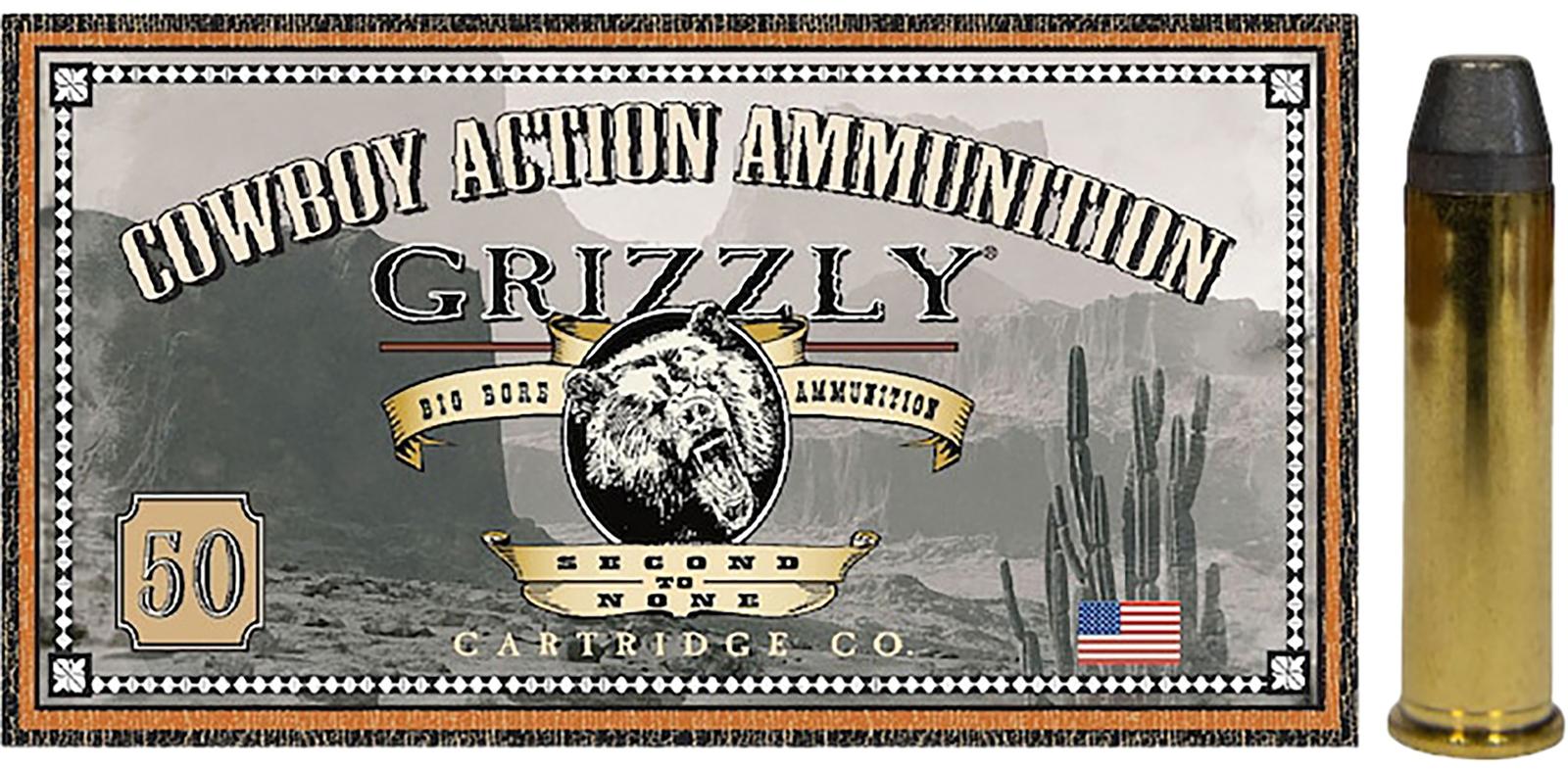Grizzly Ammo GC357M8   357Mag 158gr Round Nose Flat Point 50 Per Box/10 Case