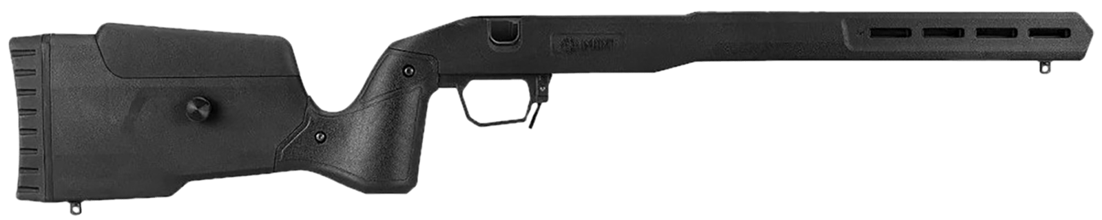 Mdt Sporting Goods Inc 109542BLK Field Stock Chassis System Black Fits Ruger 10/22 32.22" OAL