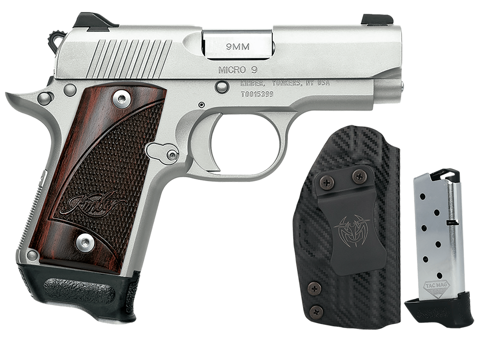 KIMBER 3300255 MICRO 9 SS RSWD  9MM 3.15"      RTC