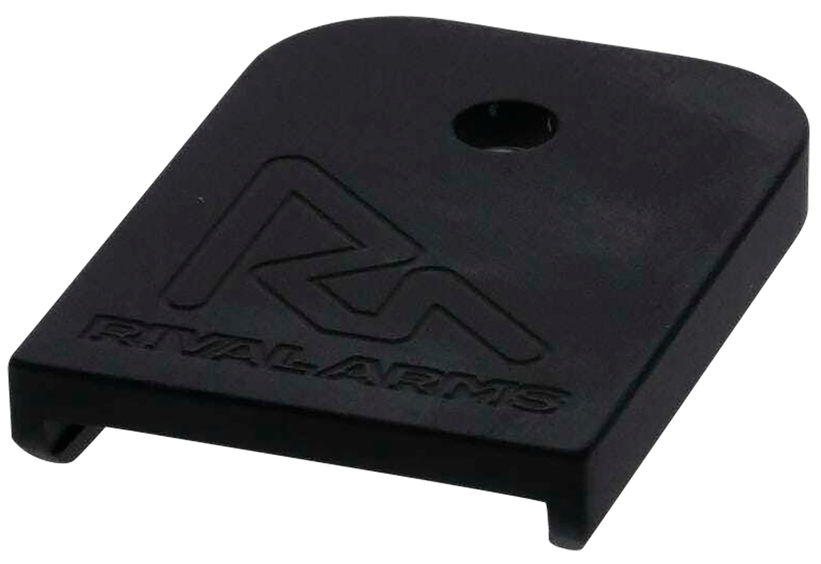 Rival Arms RA70G001A Mag Baseplate  9mm Luger/40 S&W/357 Sig, Compatible w/Glock (except 36/42/43/48), Black Aluminum