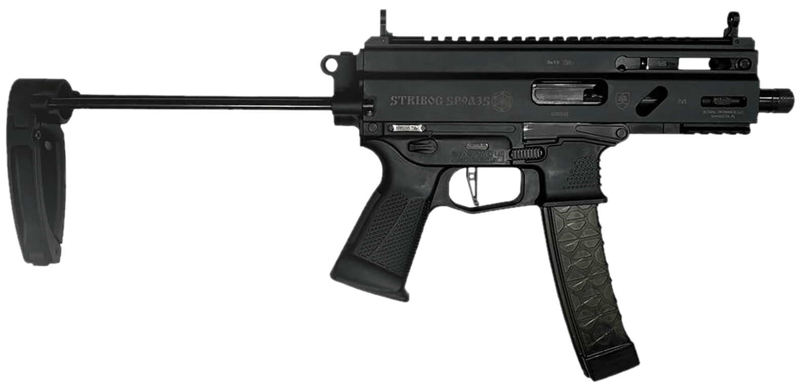Grand Power 810091152843 Stribog SP9A35 9mm Luger 30+1 PDW Tailhook Brace