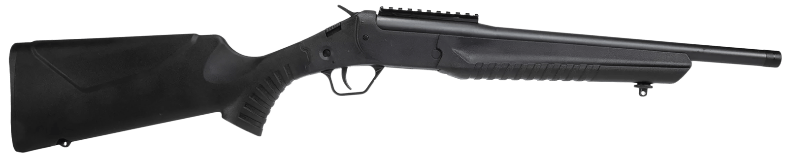 Rossi LWC300BBK LWC  300 Blackout 1rd 16.50" Black Oxide Threaded Barrel, Black Picatinny Rail Steel Receiver, Black Fixed Synthetic Stock