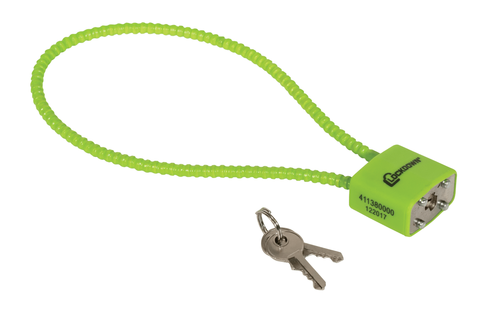 Lockdown 110149 Trigger Lock  Open With Key Green Firearm Fit- Universal 15"