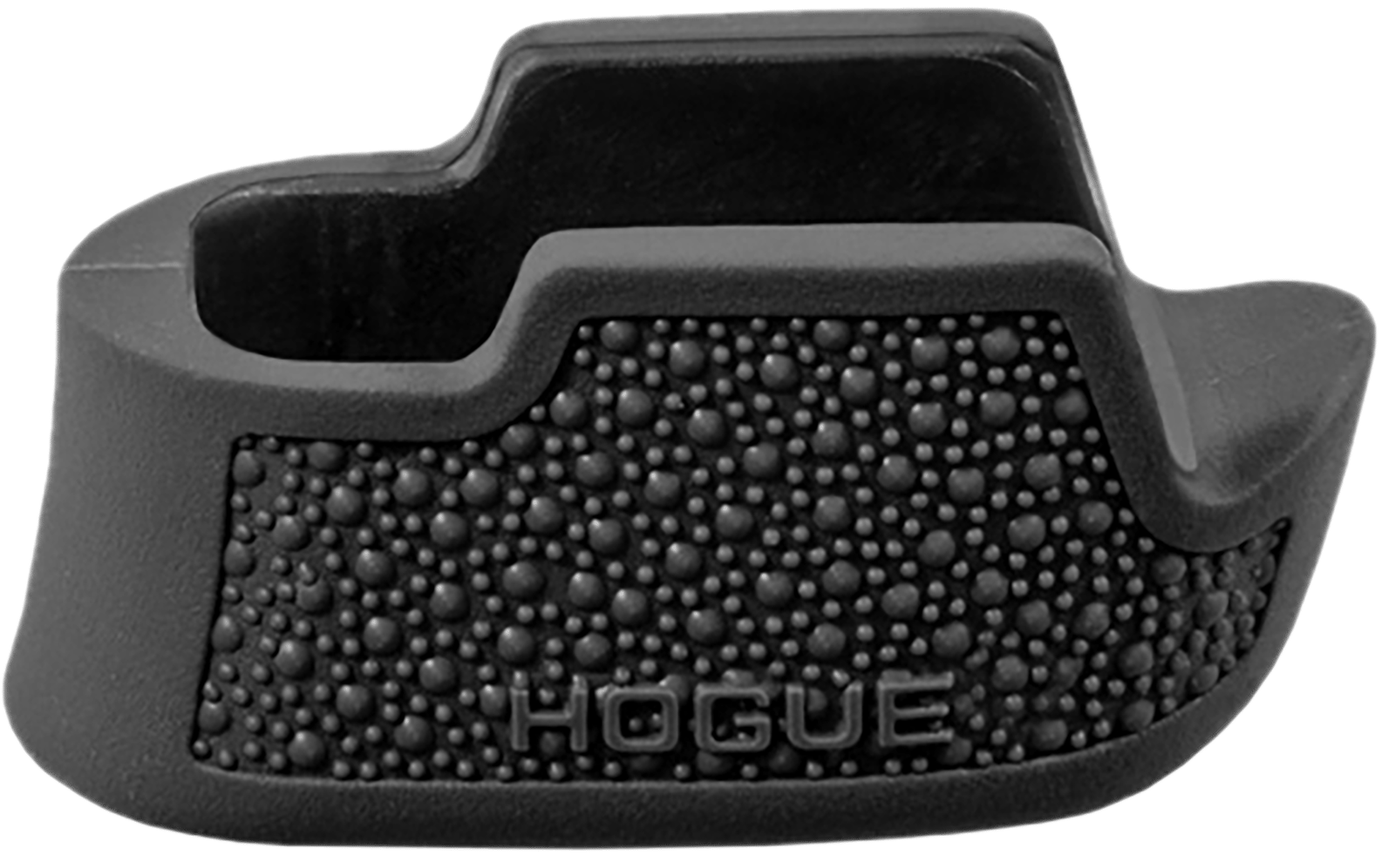 Hogue 18030 OverMolded Extension Base Pad Cobblestone Fits Sig Sauer P365 12rd Black Rubber