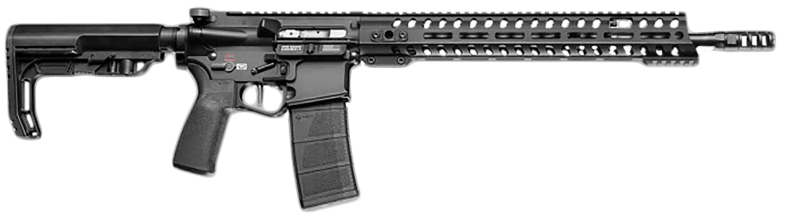 Patriot Ordnance Factory 02039 Renegade + 5.56x45mm NATO 30+1, 13.75" Steel Threaded Barrel, Black Aluminum Receiver