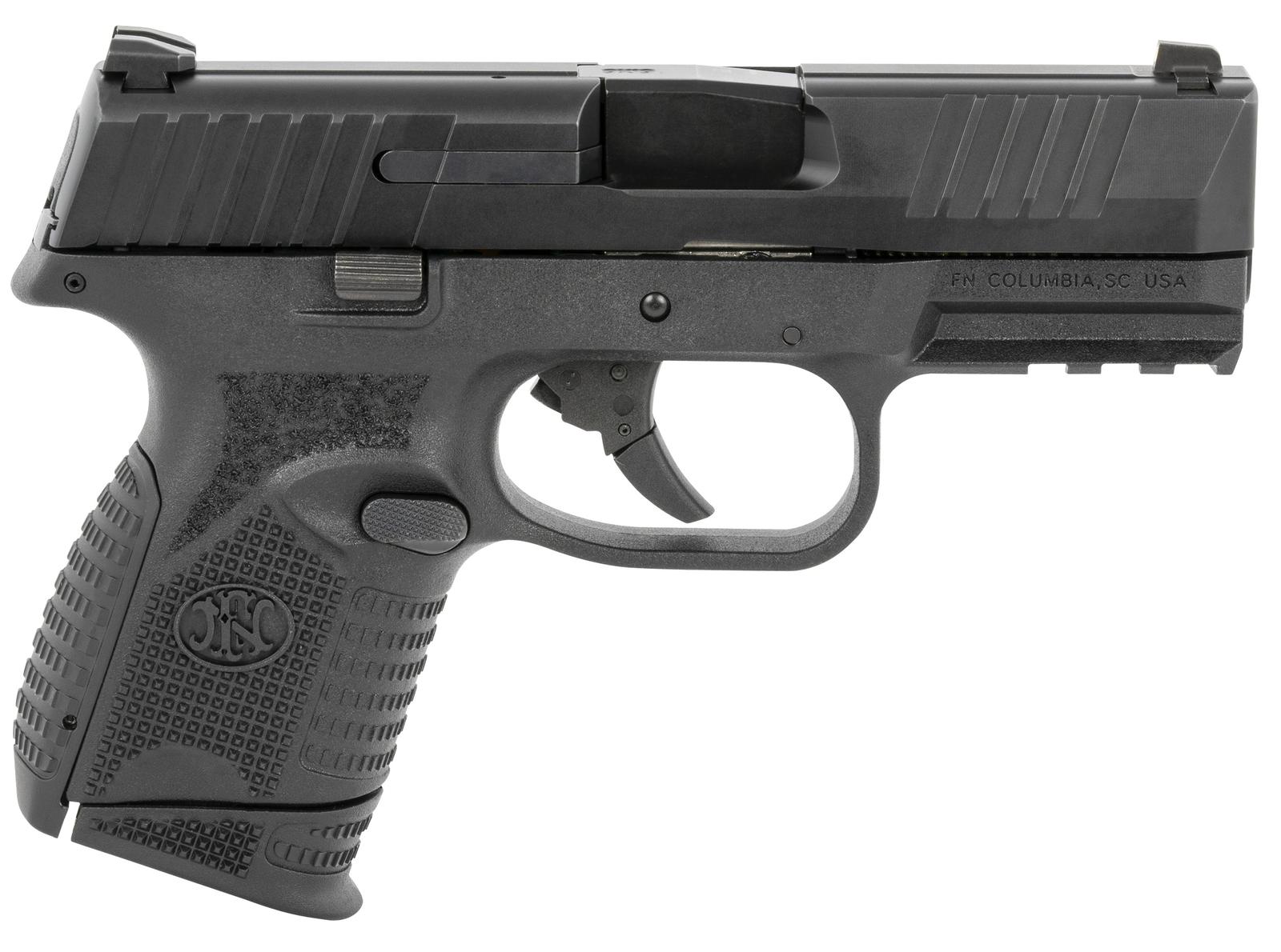 FN 66100816 509C  Steel Frame 9mm Luger 10+1, 3.70" Black Steel Barrel, Matte Black Serrated Stainless Steel Slide & Polymer Frame w/Picatinny Rail, Black Interchangeable Backstrap Grip, Ambidextrous