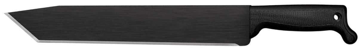 Cold Steel CS97BTMS Tanto  13" Black Matte Baked-On Anti Rust 1055 Carbon Steel Blade/ Black Polypropylene Handle 15.63" Long Includes Sheath