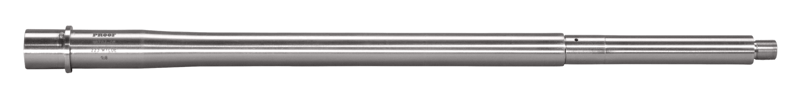 Proof Research 100387 AR-Style Barrel  223 Wylde 11.50" Rifle Length Gas System 1:7" Twist 4 Grooves, 1/2"-28 tpi, Stainless Stainless