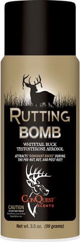 CONQUEST SCENTS DEER LURE RUTTING BUCK BOMB AERO 3.5OZ