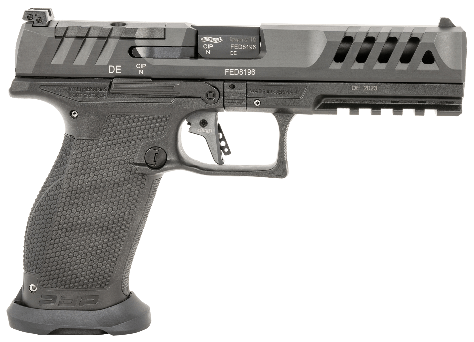 Walther Arms 2872595 PDP Match Full Size Frame 9mm Luger 18+1
