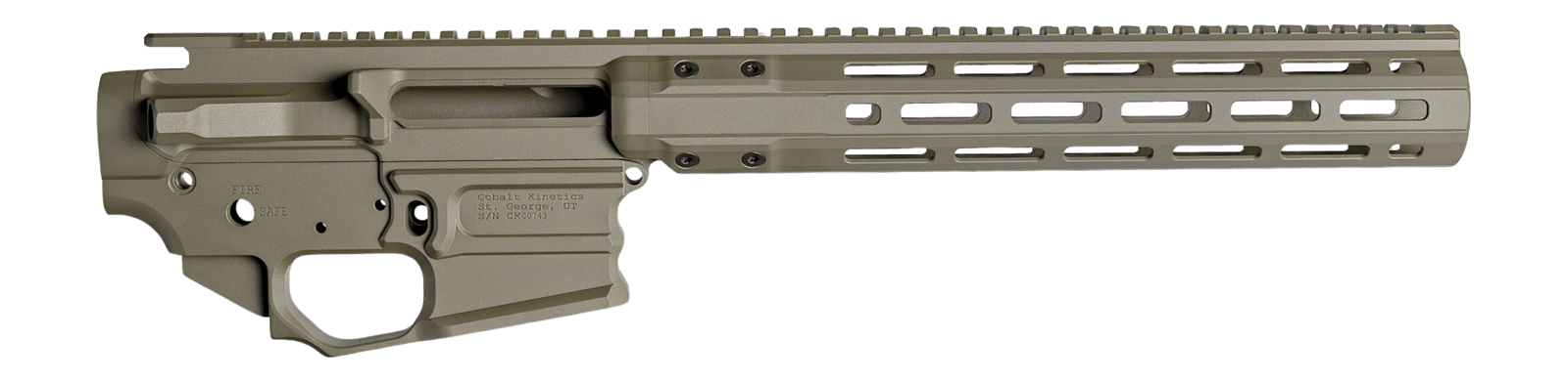 Cobalt Kinetics CK-PRO-SET-118-FDE CK-Pro Receiver Set Rifle Flat Dark Earth Cerakote