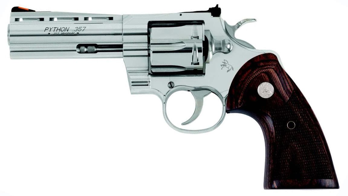 CLT PYTHON 357MAG 5 SS WOOD GRIP