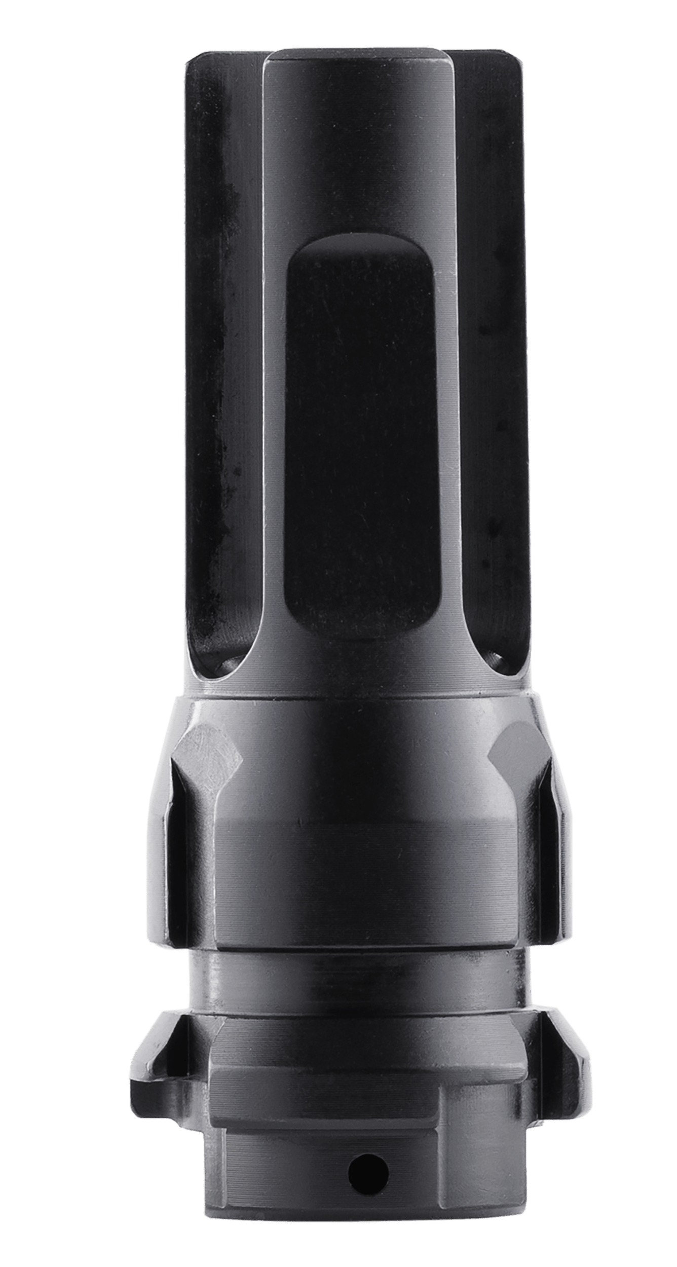Dead Air DA302 Flash Hider  Black with 5/8"-24 tpi Threads & 2.70" OAL for 7.62mm Sandman Series, KeyMod Equipped Nomad-30 & Primal Suppressors