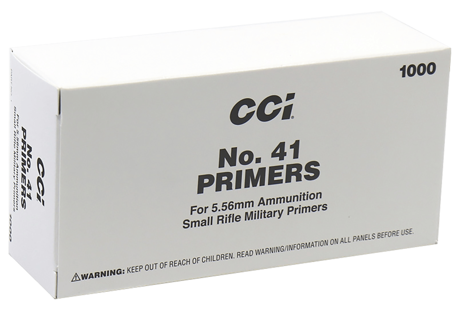 CCI 1 Mil-Spec No. 41 5.56x45mm NATO Rifle 1000/Box