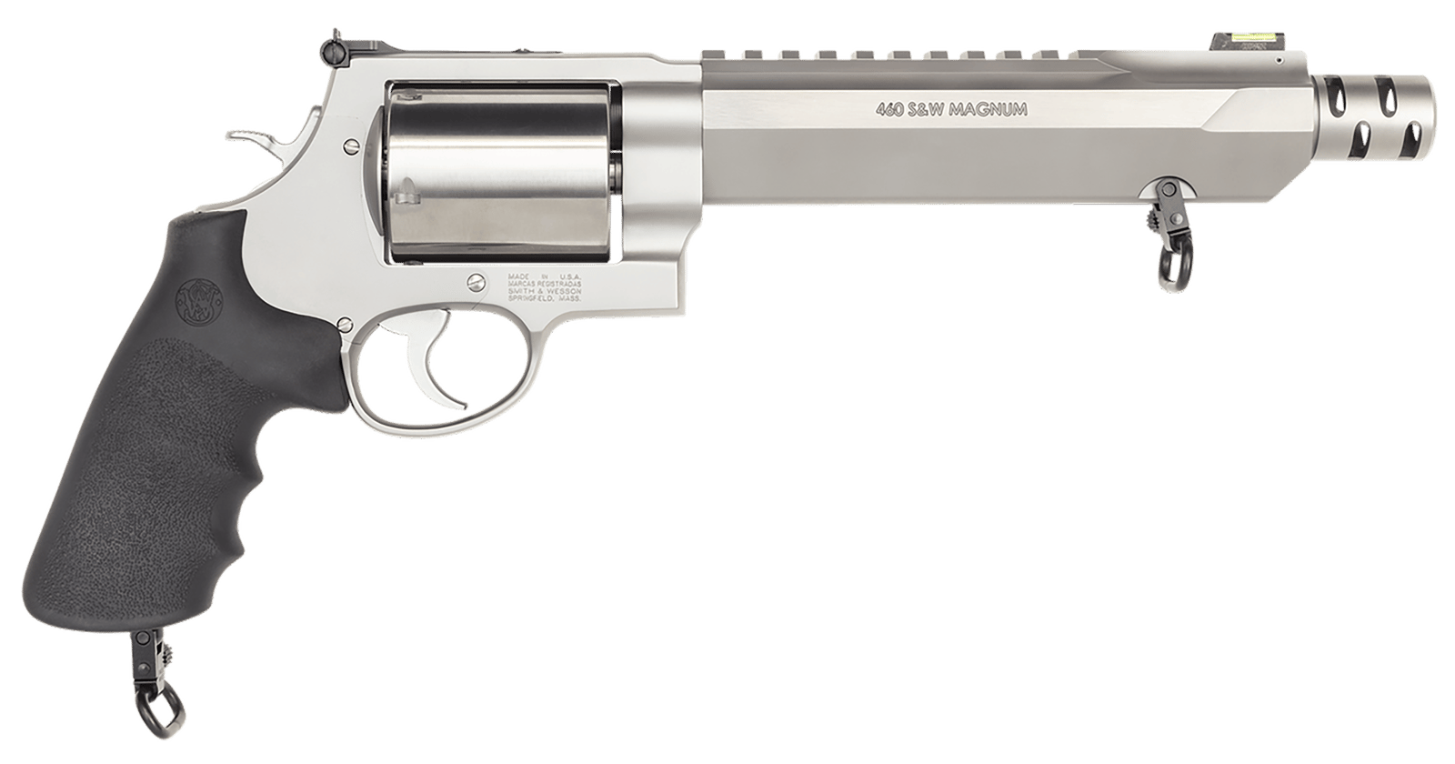 Smith & Wesson 11626 Performance Center 460 XVR 460 S&W Mag 5rd 7.50" Stainless Steel Black Polymer Grip