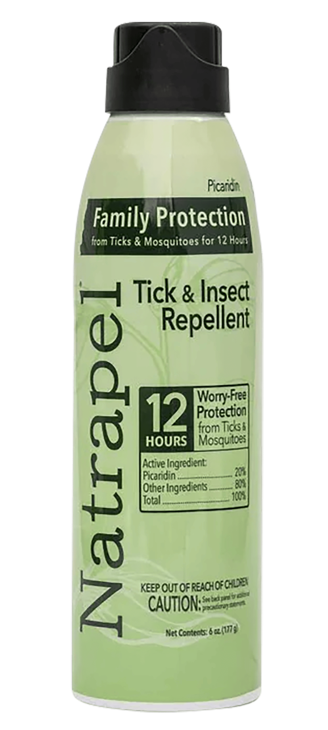 Natrapel 00066878 Picaridin Insect Repellent 6 oz Aerosol Repels Ticks & Biting Insects Effective Up to 12 hrs