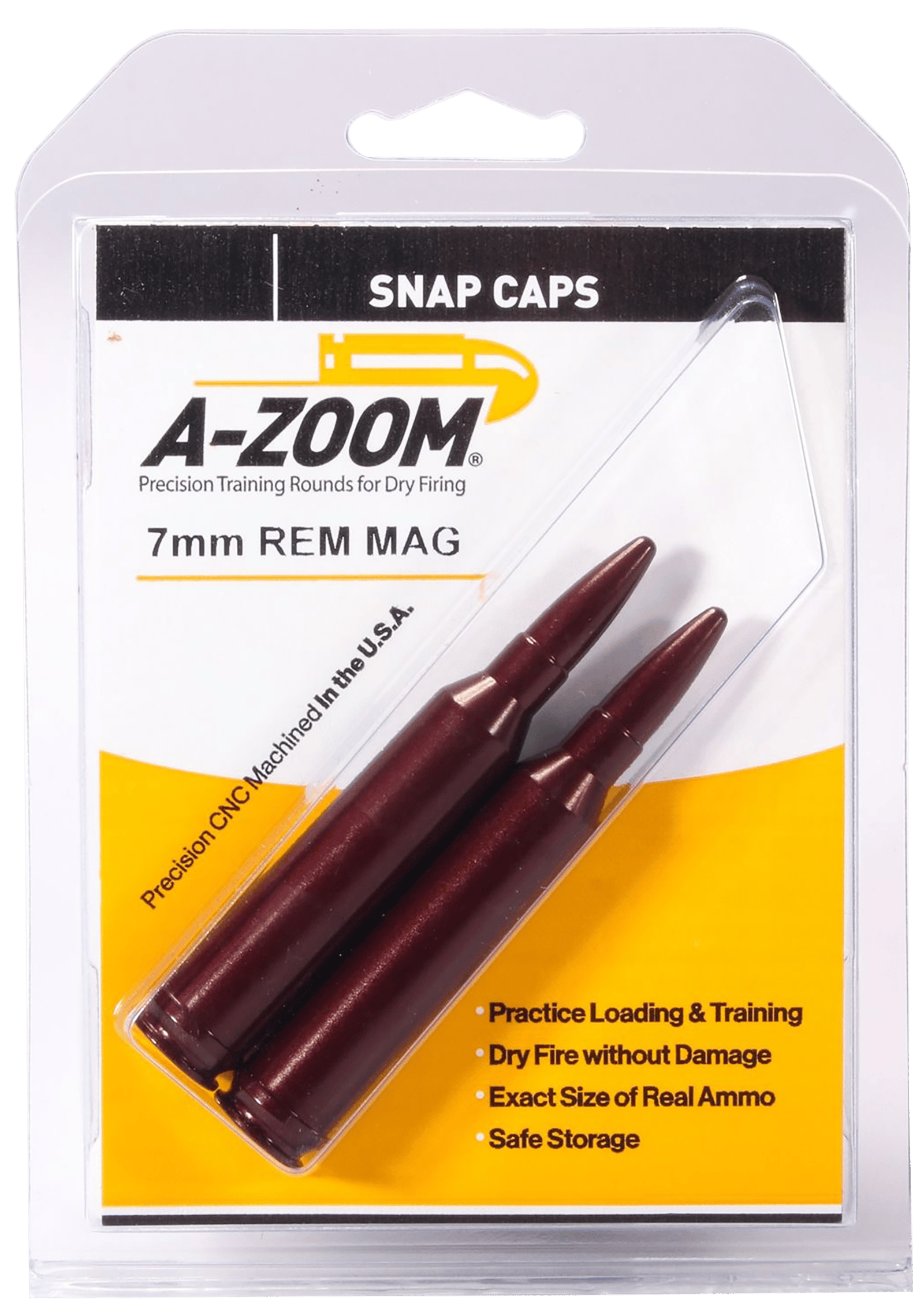 A-Zoom 12252 Rifle Snap Cap 7mm Rem Mag 2Pack