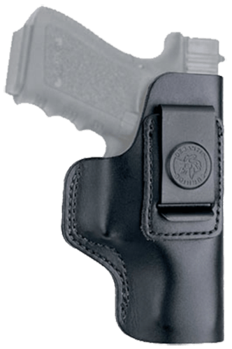DeSantis Gunhide 031BAR7Z0 Insider  IWB Black Leather Belt Clip Fits Colt Mustang/Kel-Tec P-3AT Right Hand